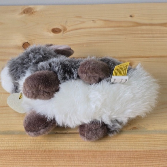 Aurora Miyoni Tots Bunny‎ Rabbit Plush 6" Gray Realistic Stuffed Animal Toy - Picture 5 of 12